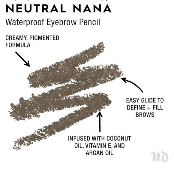 NWT URBAN DECAY Brow Beater Micro Fine Brow Pencil and Brush, Neutral Nana .05g - Picture 2 of 3
